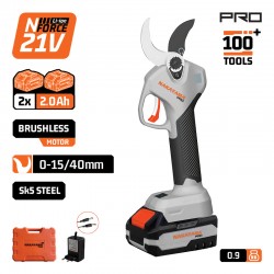 EC1440 Ψαλίδι Κλάδου Μπαταρίας 21V (2x2Ah)