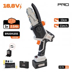 EC1500 Κλαδευτικό Αλυσοπρίονο Μπαταρίας 13cm 16.8V (1x2.0Ah)
