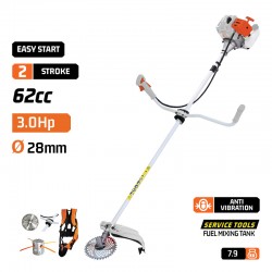 PB7230 Θαμνοκοπτικό Βενζίνης 72cc 3.8Hp
