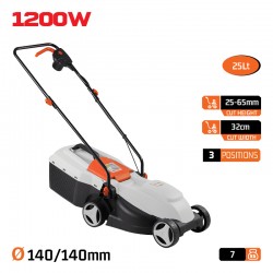 EM3220 Χλοοκοπτική Μηχανή 32cm 1200W