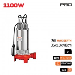 SP1115 Αντλία Λυμάτων με Κοπτήρα 1100W