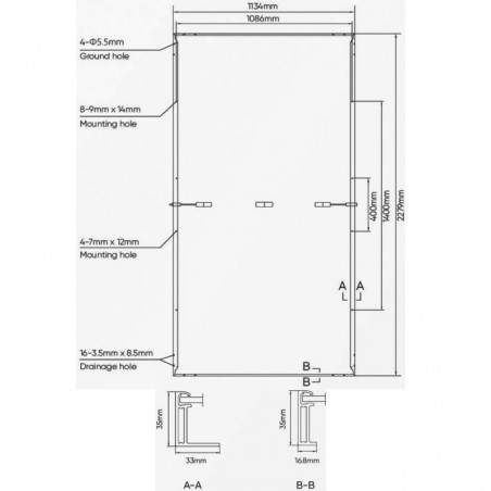 NP2230 Αντλία Νερού με Φωτοβολταϊκό 96V 750W