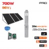 NP2230 Αντλία Νερού με Φωτοβολταϊκό 96V 750W