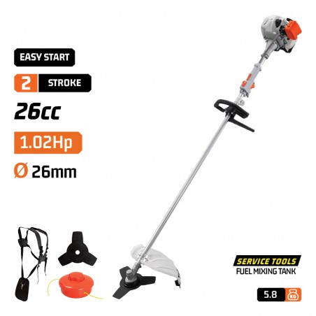 PB2626 Θαμνοκοπτικό Βενζίνης 26cc 1Hp
