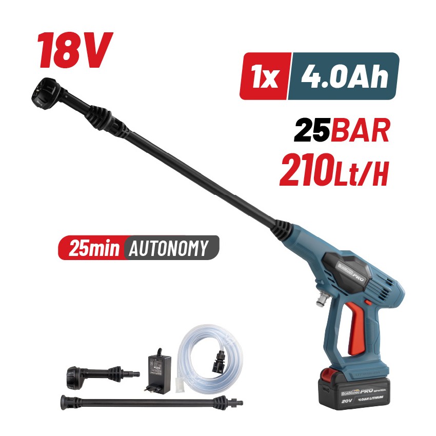 BPW1100 Πλυστικό Μπαταρίας 18V (1x4.0Ah)
