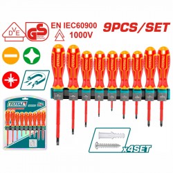 THTIS596 Σετ Μαγνητικά Κατσαβίδια VDE 1000V - 9 Τεμάχια