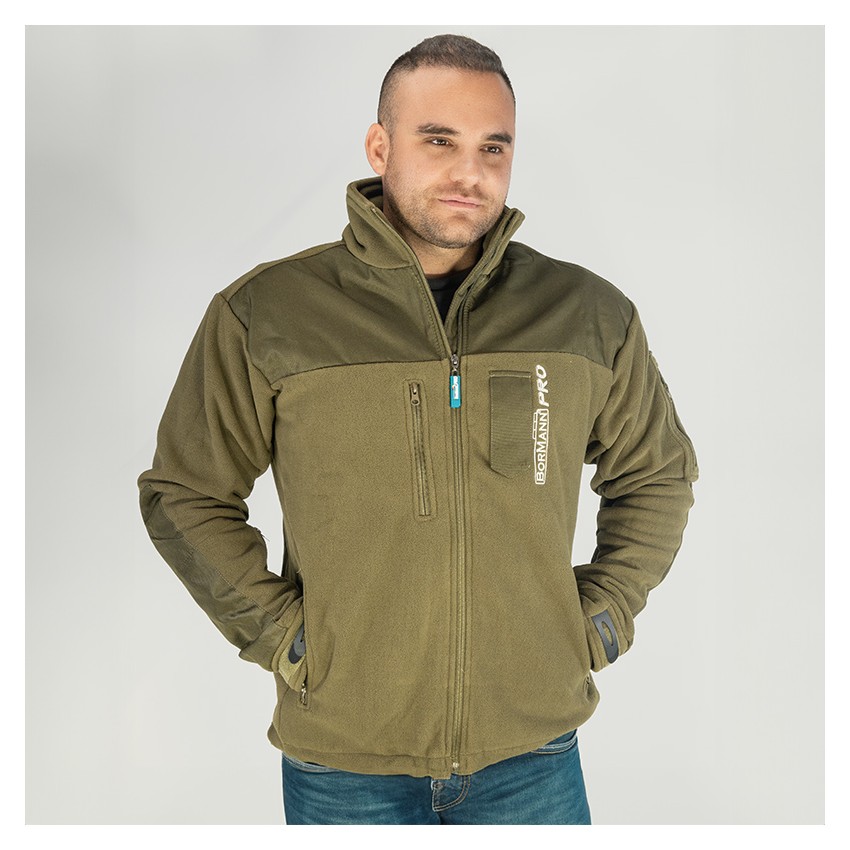 Μπουφάν Fleece Εργασίας Bologna 420gr Χακί