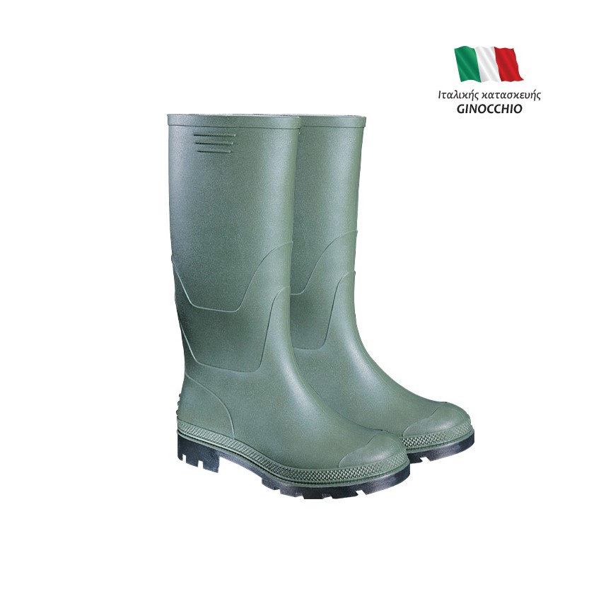 Γαλότσες 38cm PVC Με Αντιολισθητική Σόλα Πράσινες