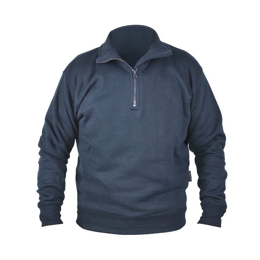 Φούτερ με Φερμουάρ Μπλε NAVY 280gsm
