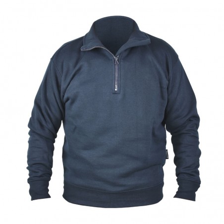 Φούτερ με Φερμουάρ Μπλε NAVY 280gsm