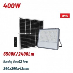 BLF2754 Προβολέας Ηλιακός LED 400W Αδιάβροχος Φωτοβολταϊκό Πάνελ