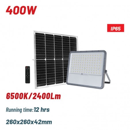 BLF2754 Προβολέας Ηλιακός LED 400W Αδιάβροχος Φωτοβολταϊκό Πάνελ