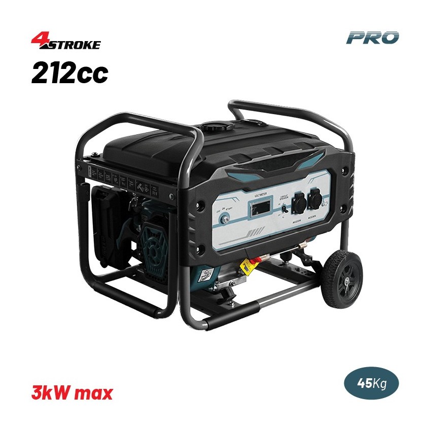 BGB3710 Γεννητρια Βενζινης Συνεχούς Αποδοση 2800W AVR Τροχοι