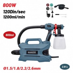 BPG9110 Πιστόλι Βαφής Ηλεκτρικό HVLP 800W Σωληνας