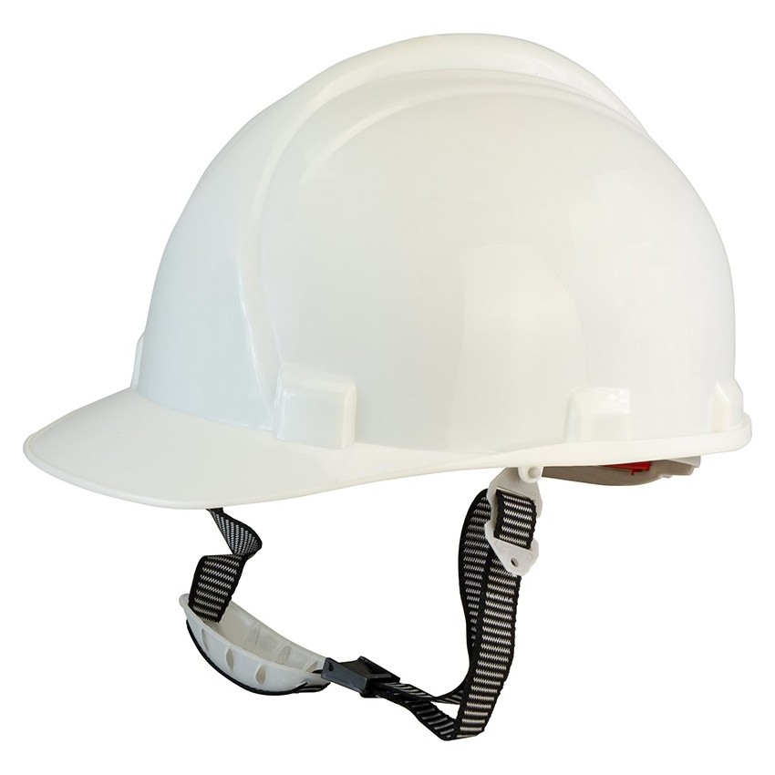 BPP2430 Κράνος Προστασίας Αbs Λευκό Αεριζόμενο Με Υφασμάτινους Ιμάντες 6 Θέσεων