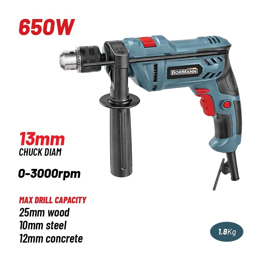 BID6510 Pro Δράπανο Κρουστικό 650W Τσοκ