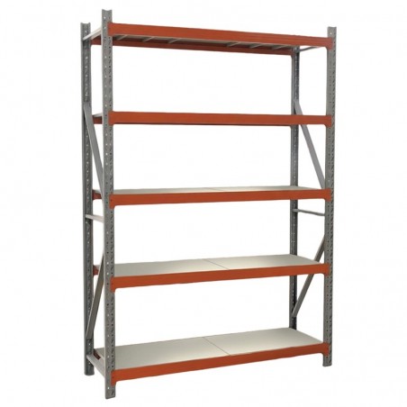 Ραφιέρα Μεταλλική 200x60x250 Cm Ράφια