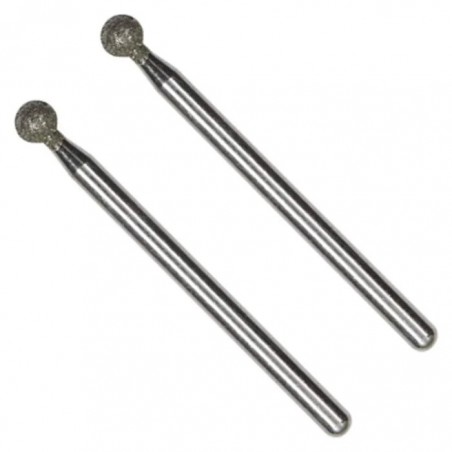 Διαμαντόφρεζες Σφαιρικής Κεφαλής Φ4.4mm - 2 Τεμάχια