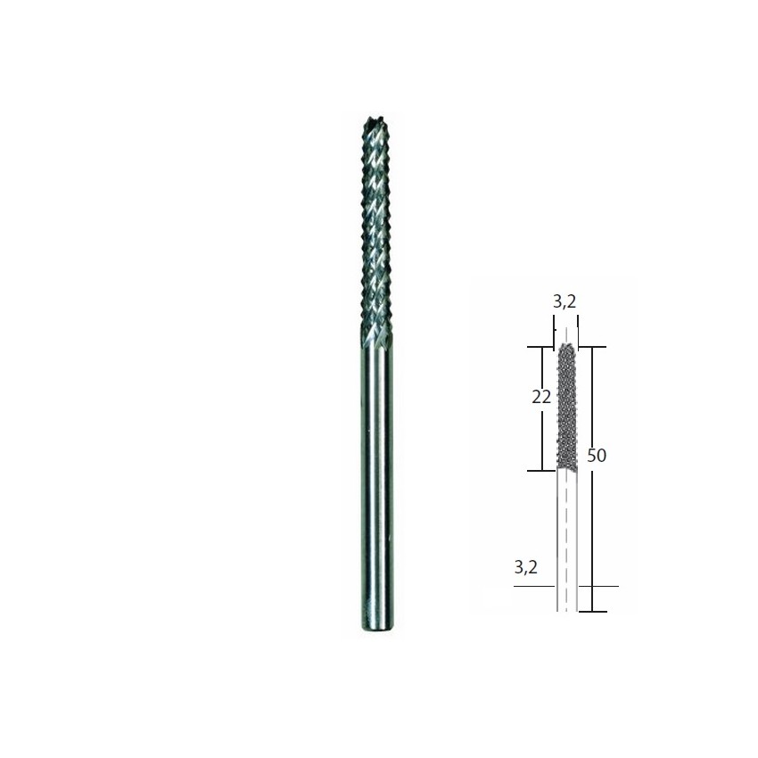 Φρέζα Καρβιδίου Φ3.2mm