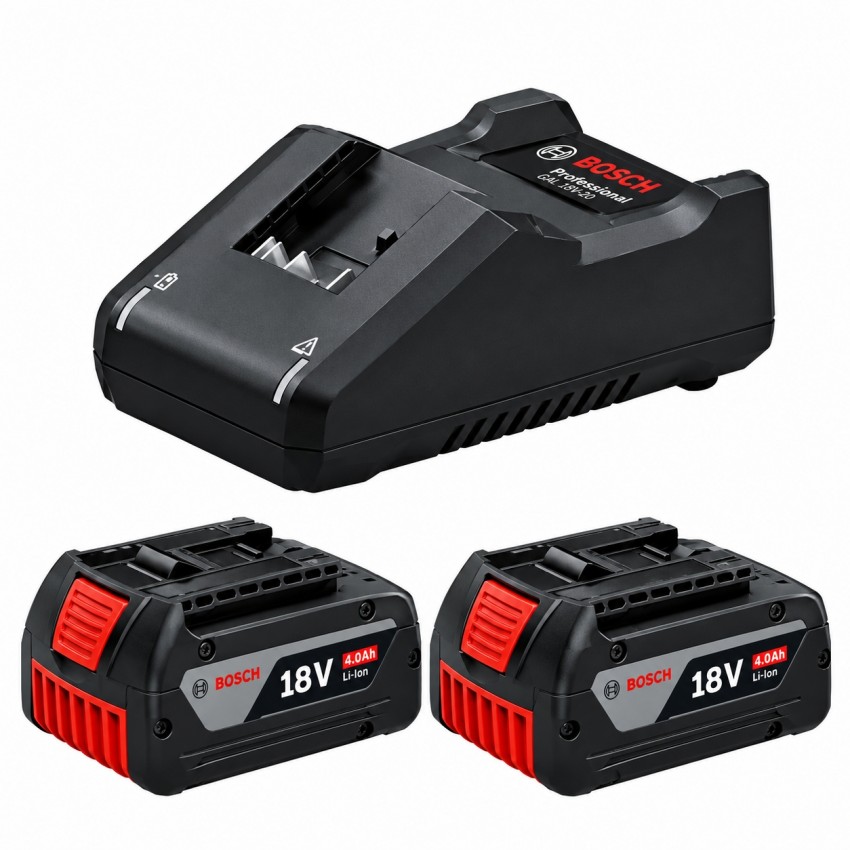 Starter Set GBA 18V 4.0Ah + GAL 18V-40 Σετ Μπαταρίες & Φορτιστής 18V (2x4.0Ah)