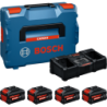 Σετ 4 Μπαταριών EXPERT 18V & Διπλού Φορτιστή Σε L-BOXX (3x4.0Ah)