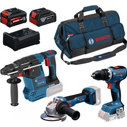 Σετ 3 εργαλείων GSR 18V-65 & GWS 18V-11 & GBH 18V-26 18V (1x5.0Ah