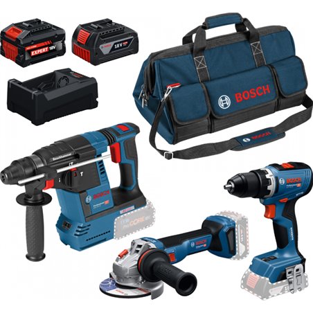 Σετ 3 εργαλείων GSR 18V-65 & GWS 18V-11 & GBH 18V-26 18V (1x5.0Ah