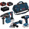 Σετ 3 εργαλείων GSR 18V-65 & GWS 18V-11 & GBH 18V-26 18V (1x5.0Ah