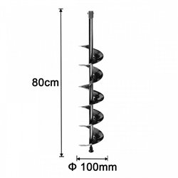 GEA55221.A.100 Αρίδα Γεωτρυπάνου Ø10x80cm