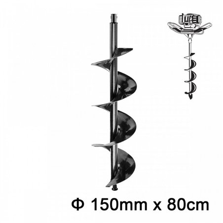 GEA55221.A.150 Αρίδα Γεωτρυπάνου Ø15x80cm