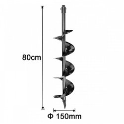 GEA55221.A.150 Αρίδα Γεωτρυπάνου Ø15x80cm