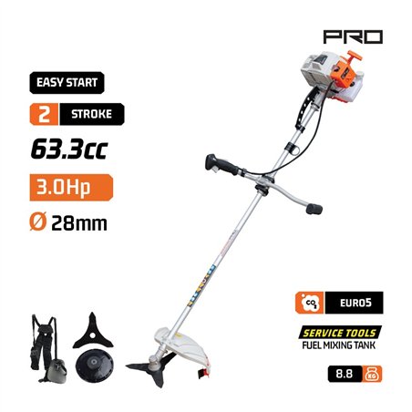 PB7500 Θαμνοκοπτικό Βενζίνης 63.3cc 3.0Hp